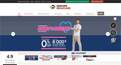 Desktop Screenshot of groupebeaucage.com